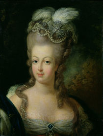 Portrait of Marie-Antoinette de Habsbourg-Lorraine by French School