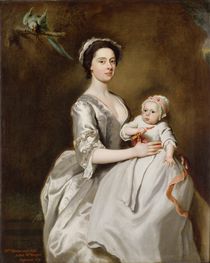 Mrs Sharpe and Child, 1731 von Joseph Highmore