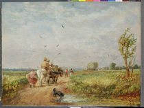 Going to the Hayfield, 1853 von David Cox