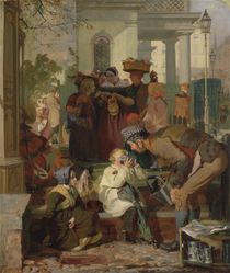 Refreshing the Weary, c.1847 by Robert Hannah