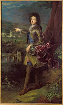 Portrait of Louis Auguste de Bourbon Duke of Maine by Francois de Troy