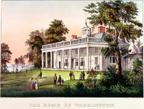 The Home of George Washington by American School