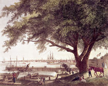 The City and Port of Philadelphia by American School