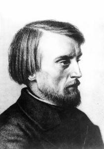 Portrait of Vissarion Grigorievich Belinsky 1843 von Kyrill Antonovitch Gorbunov