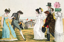 The Parisienne in London, from 'Le Supreme Bon Ton' von French School