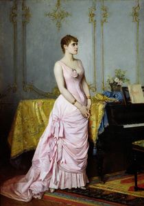 Portrait of Rose Caron 1886 von Auguste Toulmouche