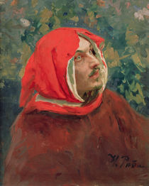 Portrait of Dante Alighieri von Ilya Efimovich Repin