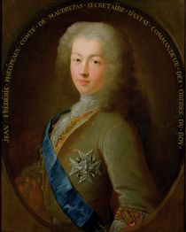 Portrait of Jean Frederic Phelypeaux Count of Maurepas von French School