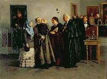 Verdict, 'Not Guilty', 1882 von Vladimir Egorovic Makovsky