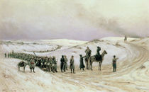 Bulgaria, a scene from the Russo-Turkish War of 1877-78 by Mikhail Georgievich Malyshev