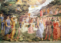The Adoration of the Golden Calf by Cosimo Rosselli