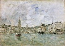 The Port at Honfleur, 1896 by Eugene Louis Boudin