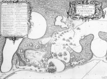 Plan of the Town and Harbour of Cartagena by French School