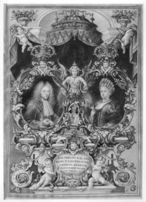 Philip V King of Spain and Maria Luisa of Savoy by Spanish School