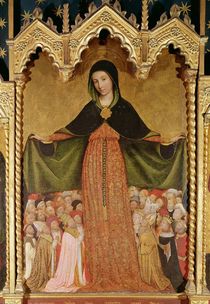 Virgin of Mercy, detail of the central panel von Jean Mirailhet