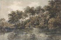 Trees and Ponds near Bromley von Thomas Girtin