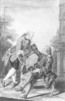 Denis Diderot and Melchior von Carmontelle