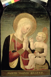 Madonna and Child with Pomegranate von Neri di Bicci
