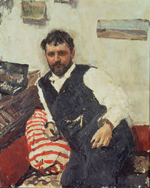 Portrait of Konstantin Korovin von Valentin Aleksandrovich Serov