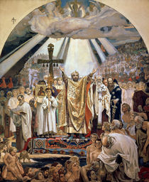 Baptism of Rus, 1885-96 by Victor Mikhailovich Vasnetsov