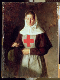 A Nurse, 1886 by Nikolai Aleksandrovich Yaroshenko