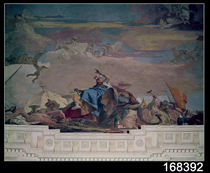 Asia, one of the Four Continents from the ceiling of the 'Treppenhaus' by Giovanni Battista Tiepolo