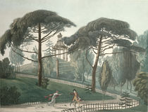 The Maze or Belvedere of the Jardin des Plantes in Paris von Antoine Pierre Mongin