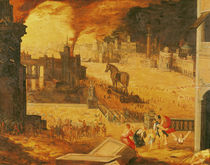 The Siege of Troy by French School