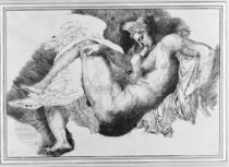 Leda, after a drawing by Michelangelo Buonarroti 1822 von Theodore Gericault