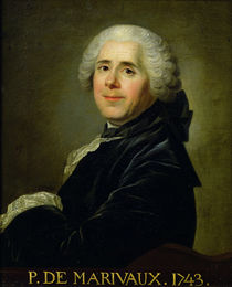 Portrait of Pierre Carlet de Chamblain de Marivaux 1743 von Louis Michel van Loo