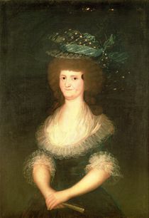 Portrait of Queen Maria Luisa wife of King Charles IV of Spain by Francisco Jose de Goya y Lucientes