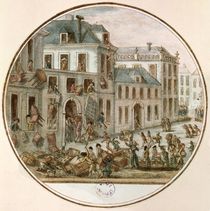 The Reveillon Riot of April by French School
