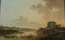 View of the Cotton Factory from the the Motte Sanguin at Orleans by Jean Louis Rabigot