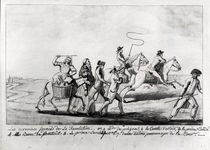 The First Runaways of the Revolution: Mme de Polignac by French School