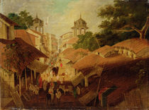 Street in Patna, c.1825 von Charles D'Oyly