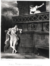 Scene from Act III of 'Romeo and Juliet' by William Shakespeare by Achille Deveria