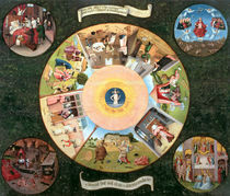 Tabletop of the Seven Deadly Sins and the Four Last Things von Hieronymus Bosch