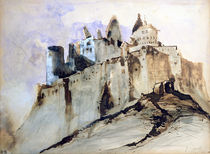 The Chateau of Vianden, 1871 by Victor Hugo