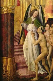 The Good being led to Heaven by Rogier van der Weyden