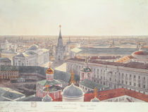 Panorama of Moscow, depicting the former Senate Palace by Gadolle
