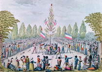 The Plantation of a Liberty Tree during the Revolution von Etienne Bericourt
