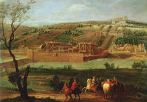 View of the Marly Machine and the Aqueduct at Louveciennes von Pierre-Denis Martin