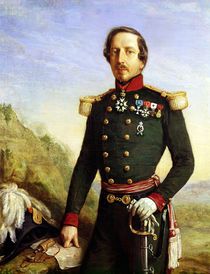 Portrait of Napoleon III 1852 by Felix Francois Barthelemy Genaille