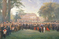 Reception of the Mayors of France at the Elysee Palace von Fernand Cormon