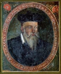 Portrait of Michel de Nostradame von Cesar Nostradamus