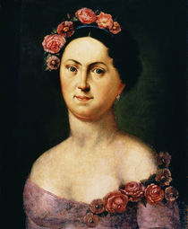 Portrait of Avdotia Istomina von Russian School