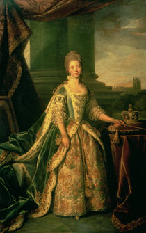 Portrait of Sophie Charlotte von Nathaniel Dance-Holland