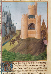Ms Fr 6465 f.251 The Death of Louis VIII King of France by Jean Fouquet