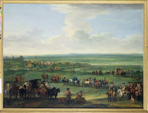 George I at Newmarket, 4th or 5th October 1717 by John Wootton