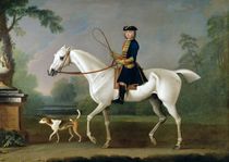 Sir Roger Burgoyne Riding 'Badger' by James Seymour